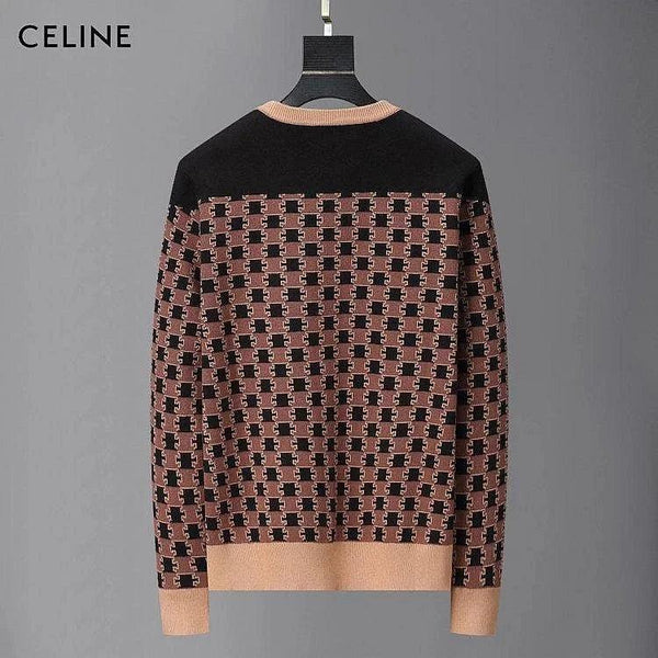 Imported Round Knit Logo Sweater