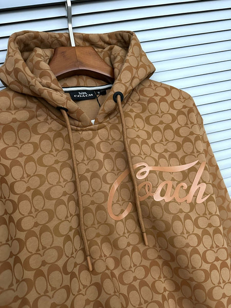Branded Signature Full Sleeve Relaxed  Fit Hoodie