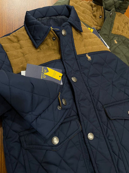 premium  Classic Quilted Dual Tone Jacket for Boys