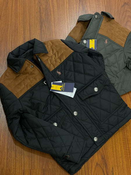 premium  Classic Quilted Dual Tone Jacket for Boys