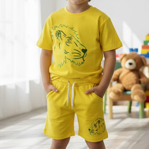 Premium Printed  Logo Coordinate  Kid Set