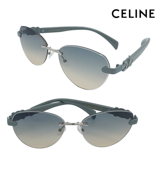 Designer Gradient Oval Sunglasses