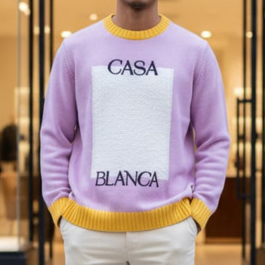 Premium Quality  Embroidered  Two tone Pullover For Men