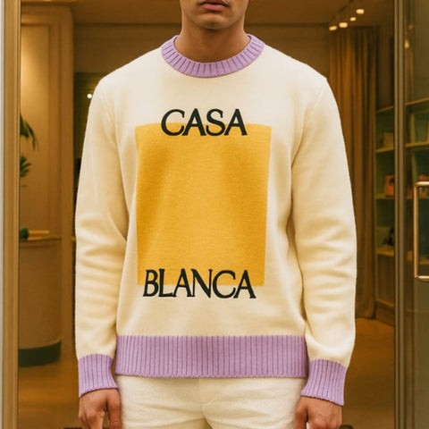 Premium Embroidered  Two tone Pullover For Men