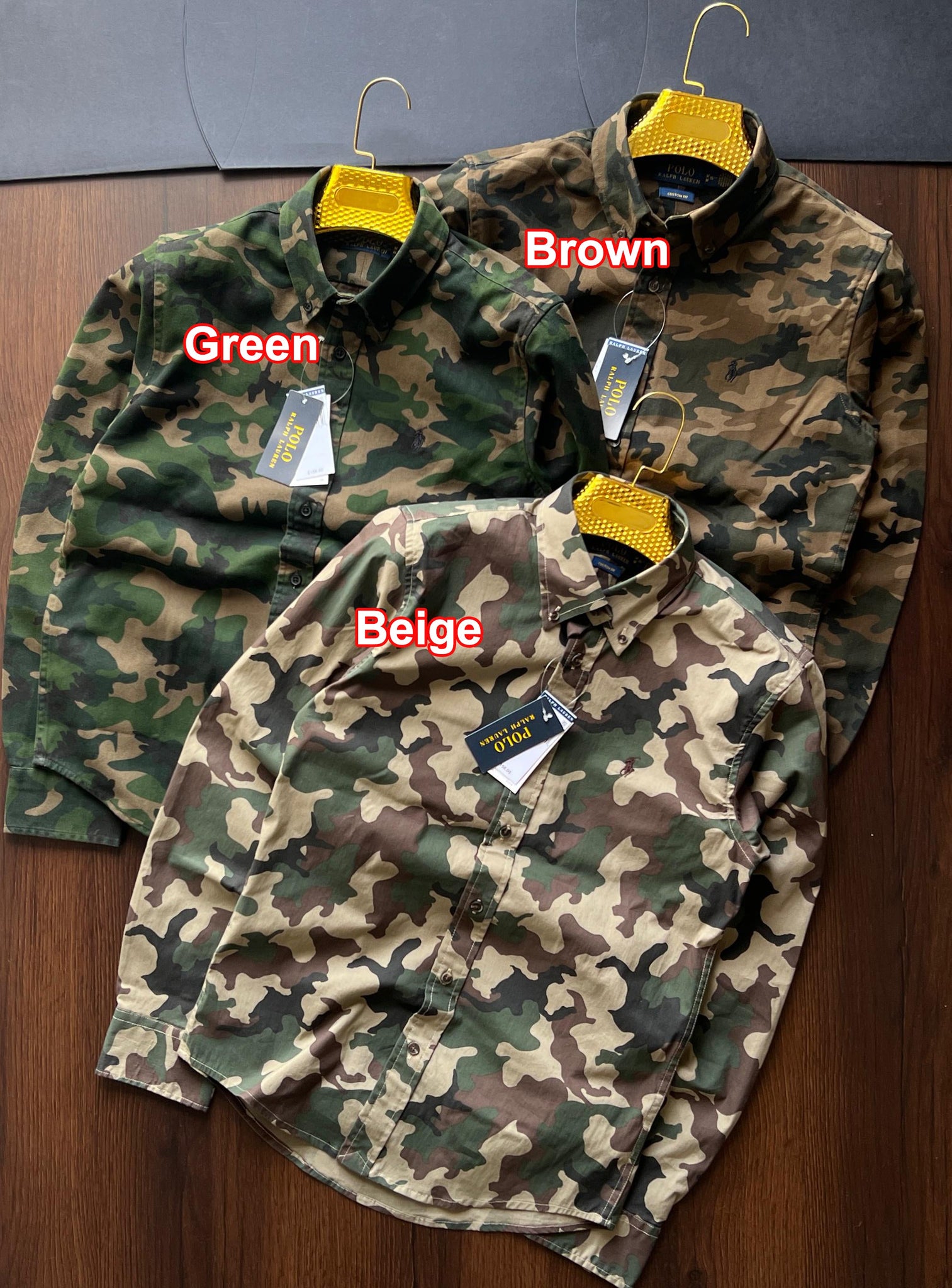 Premium Camouflage Button-Down Shirts  Military-Inspired Collection