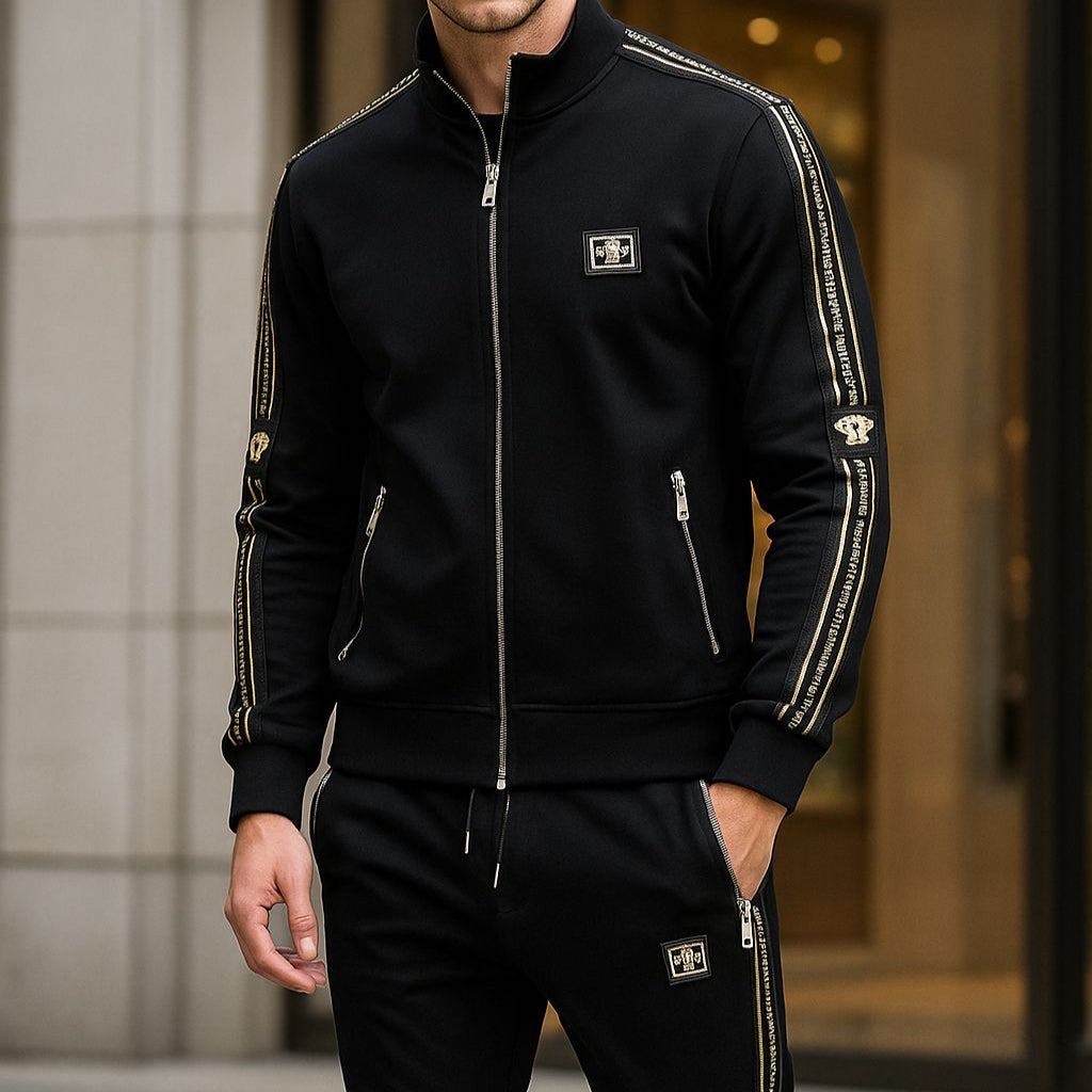 Luxury  Regular Fit Standard Collar  Track Set