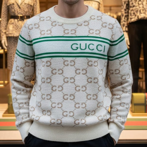 Premium GG Monogram  Pullover  For Men