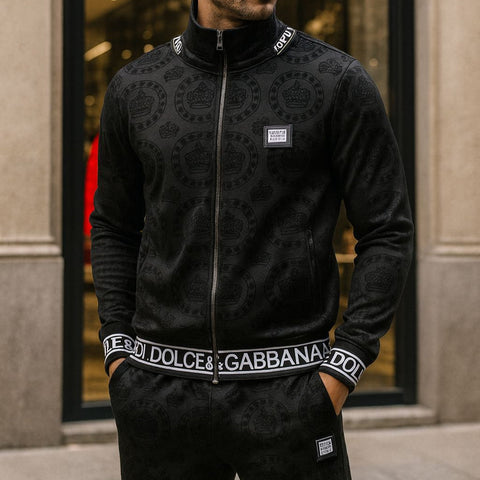 Imported all Over Logo Printed Track Suit For Men