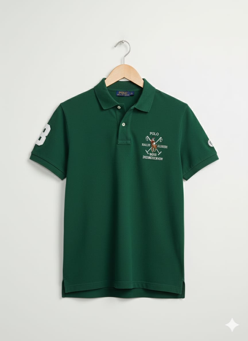Luxury Regular Fit Embroidered Logo Polo Shirt