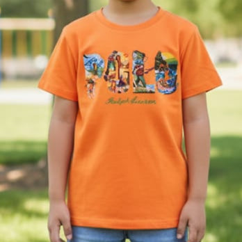 Luxury Kid printed Brand Signature T-shirt