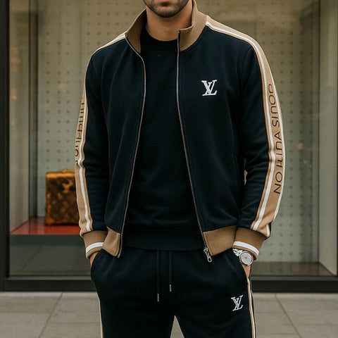 Luxury Brand Logo Embroidery Track-Set