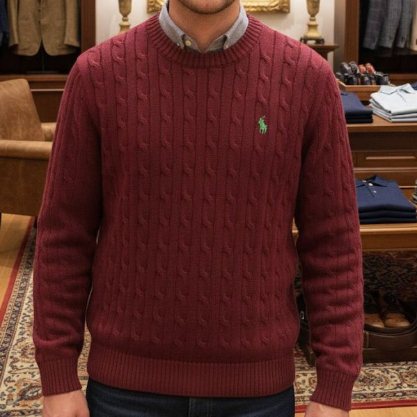 Cable-Knit Wool-Cashmere Jumper