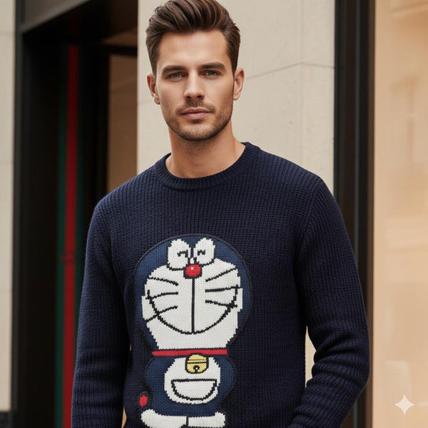 Imported Patched  Famous Carton Character  Pullover