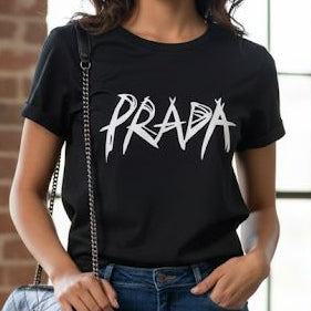 Elegant  ketch Printed Stylish T-Shirt For Women