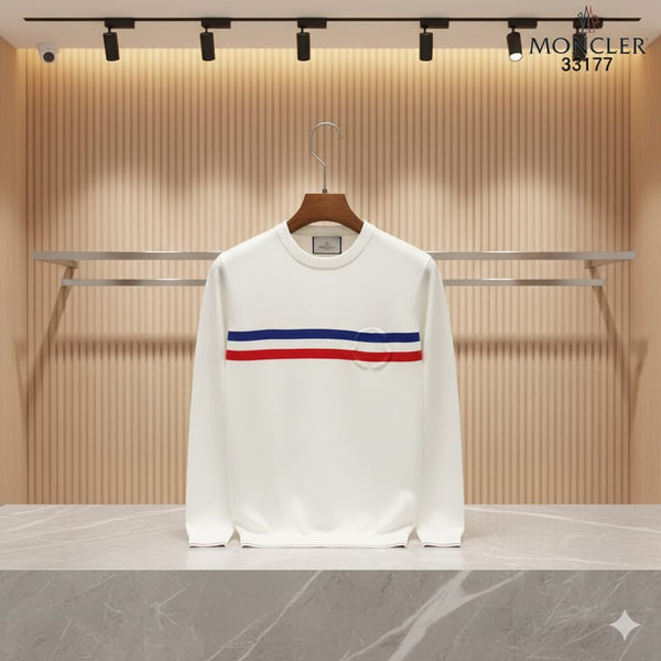 Latest Multi-Color Strip Crew Neck Pullover