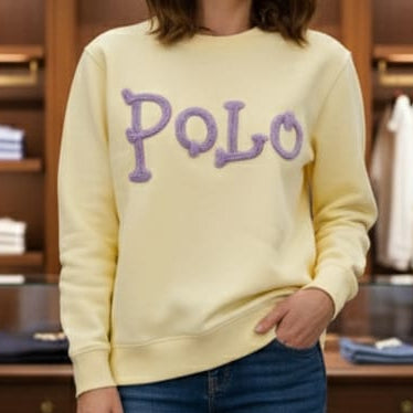 Imported Sweatshirt With Logo Embroidery