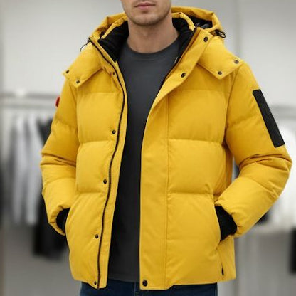 Branded Logo-Patch Padded Jacket