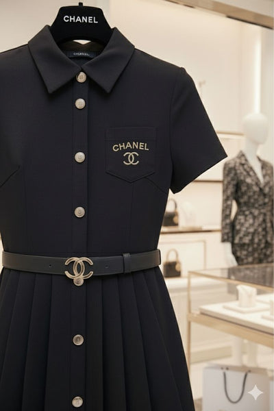 Exclusive & Branded Classic   A-line Collar Dress