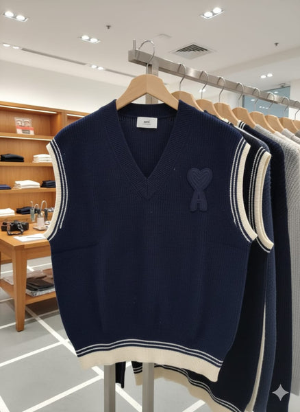 V-Neck Pullover Sweater Vest – Premium Knitwear