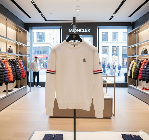 Premium Arm Stipe Pattern Pullover For Men