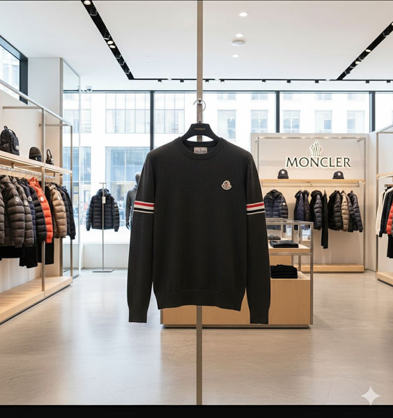 Premium Arm Stipe Pattern Pullover For Men