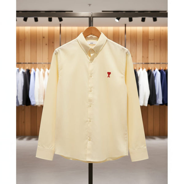 Premium Small A Heart Button Down Shirt