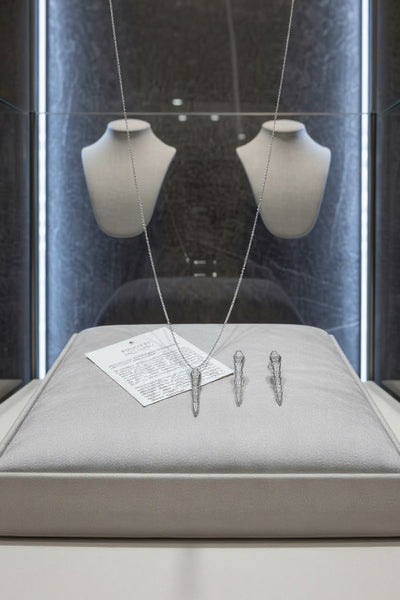 Premium Serpenti-Inspired Gold Necklace & Earrings Set