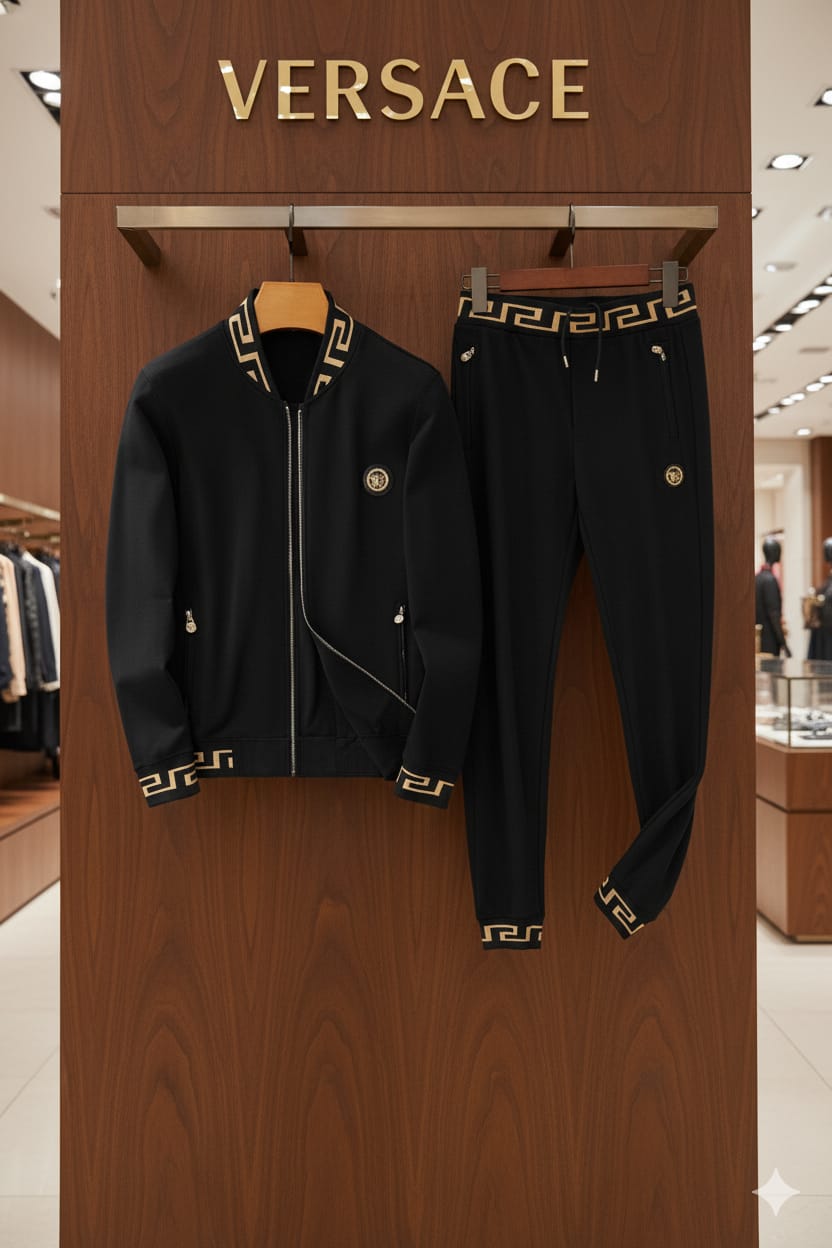 Premium Medusa  Initial  Logo  Tracksuit