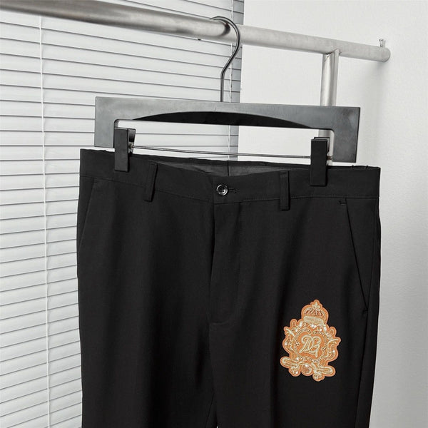 Luxury  Logo-Badge Blazer Pant Set