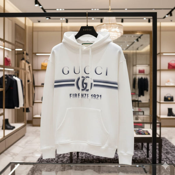 Premium  Printed Cotton Hooded Sweatshirt