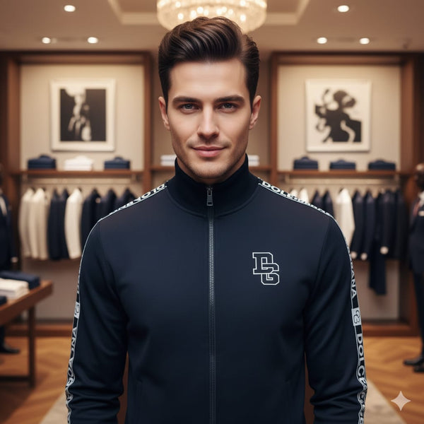 Premium Black Logo Track Suit Stylish & Comfortable