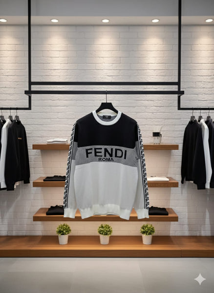 Premium Branded Logo Initial Pullover