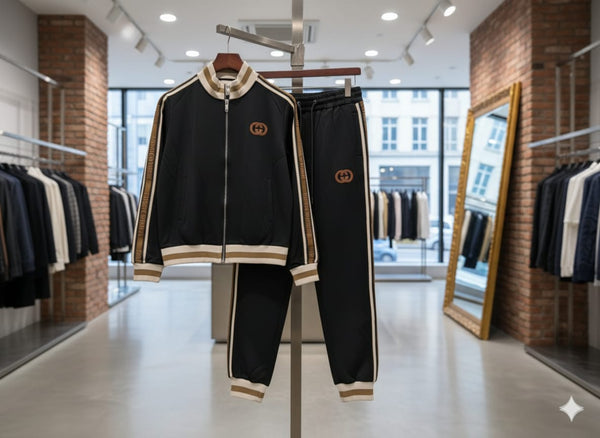 Premium   Pached Logo Embellished  Track-Set