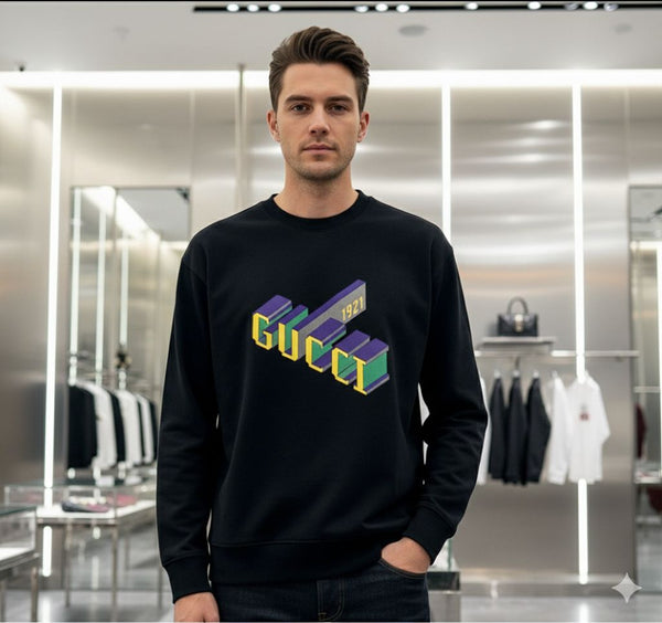 Luxury Sweatshirt With Brand Signature