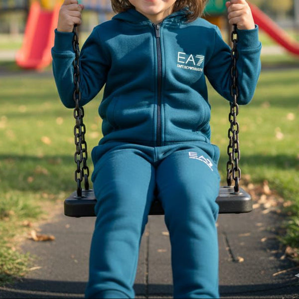Kids Zip-Up Hoodie and Jogger Set