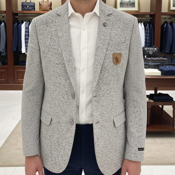 Premium Brand Signature Crest Blazer  Classic American Elegance