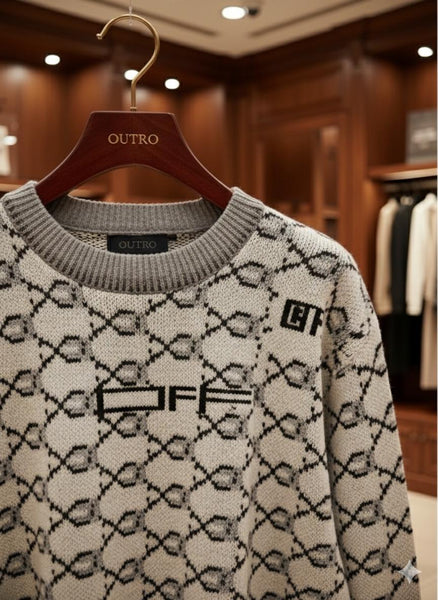 Premium Designer Knit Sweater For Woman