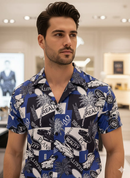 Summer New 3D Digital Print Shirt