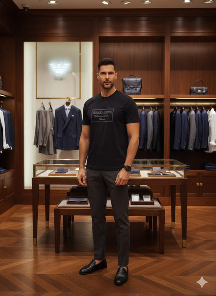 Borgonuovo 11 crew-neck Branded T-shirt