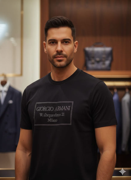 Borgonuovo 11 crew-neck Branded T-shirt
