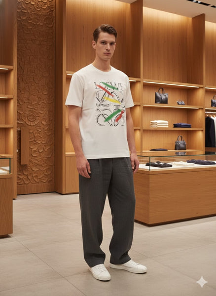 Premium and Stylish With Logo Oversize Tee For Men