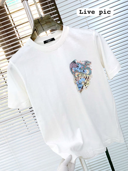 Premium Graphic Printed White T-Shirt  Trendy Street Style Collection