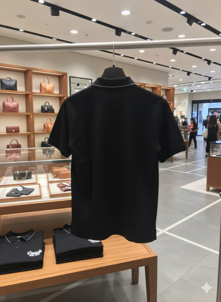 Premium Black Logo Polo T-Shirt