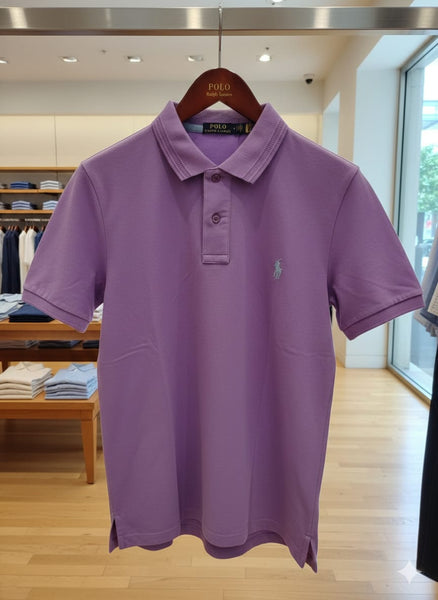 Men’s Premium Lavender Classic Fit Polo Shirt Elegant Signature Edition
