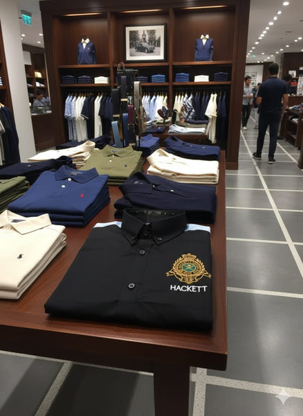 Classic Imported Brand Crest Shirt Premium Smart Casual Essential