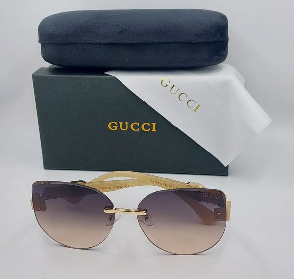 Luxury i Rimless Gradient Sunglasses for Women