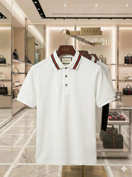 Luxury White Polo  Classic Style & Premium Comfort