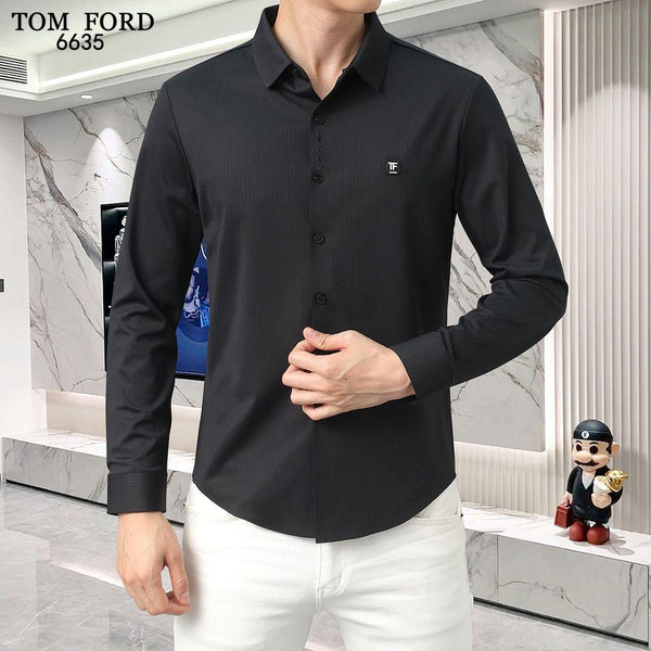 Luxury Dark Navy Formal Shirt  Premium Designer Collection