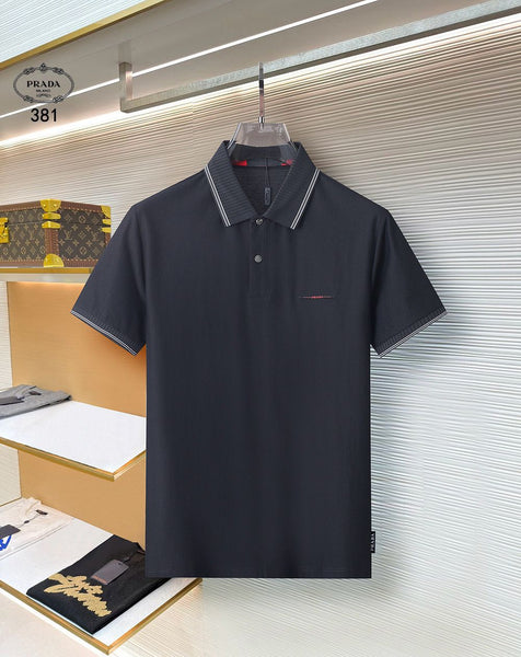 Men’s Premium Polo T-Shirt Classic Fit with Contrast Collar