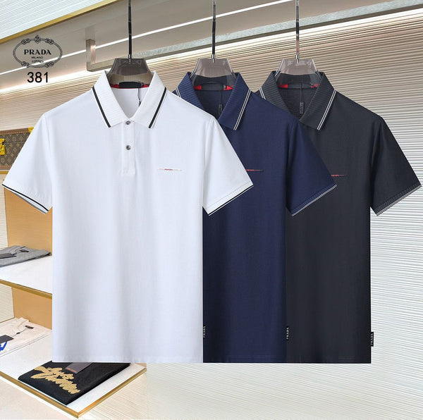 Men’s Premium Polo T-Shirt Classic Fit with Contrast Collar